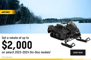 Read more about the article Get a rebate up to $2,000 on Full-Sized 2023-2024 Ski-Doo and Lynx models – Snowmobile