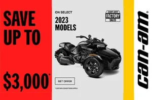 Read more about the article Get a rebate up to $3,000 on 2023 Can-Am 3-Wheels – ATV