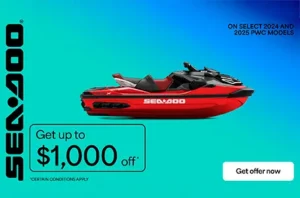 Read more about the article Get up to $1,000 on select 2024-2025 Sea-Doo personal watercraft models – PWC