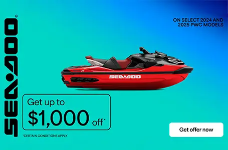 Read more about the article Get up to $1,000 on select 2024-2025 Sea-Doo personal watercraft models – PWC